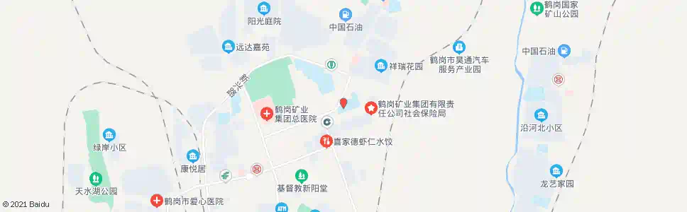 鹤岗煤城小学_公交站地图_鹤岗公交_妙搜公交查询2025