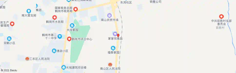 鹤岗南山矿_公交站地图_鹤岗公交_妙搜公交查询2025