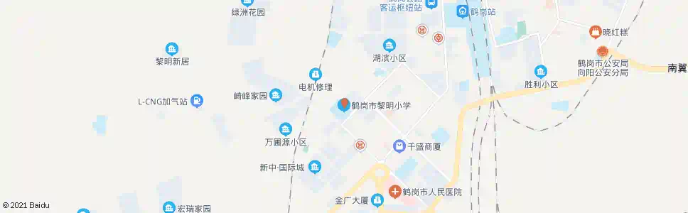 鹤岗黎明小学_公交站地图_鹤岗公交_妙搜公交查询2025