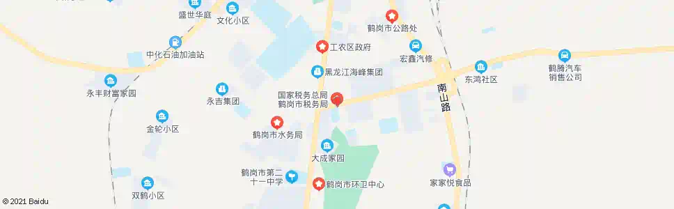 鹤岗十九中_公交站地图_鹤岗公交_妙搜公交查询2025