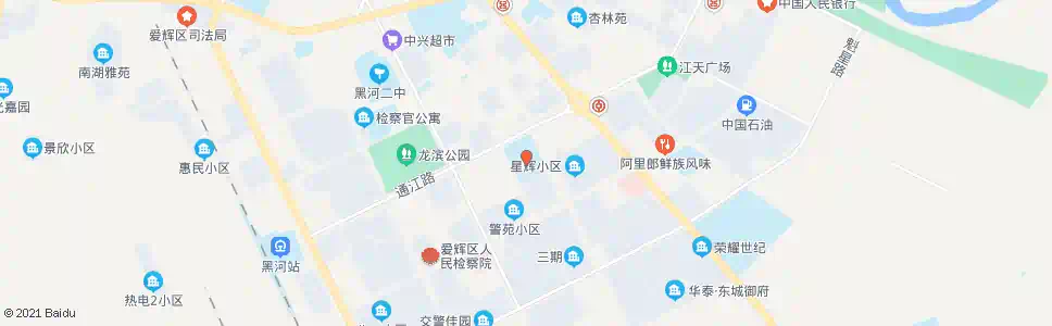 黑河第四中学_公交站地图_黑河公交_妙搜公交查询2025