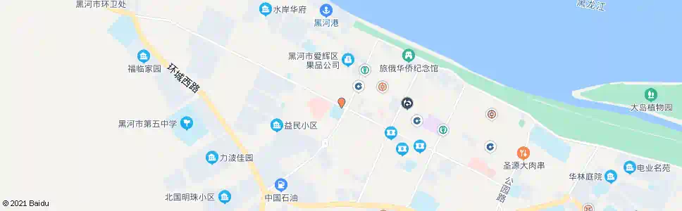 黑河第二医院_公交站地图_黑河公交_妙搜公交查询2025