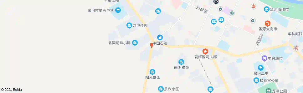 黑河幸福大市场_公交站地图_黑河公交_妙搜公交查询2025