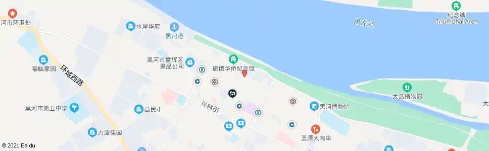 黑河海参养生楼_公交站地图_黑河公交_妙搜公交查询2025