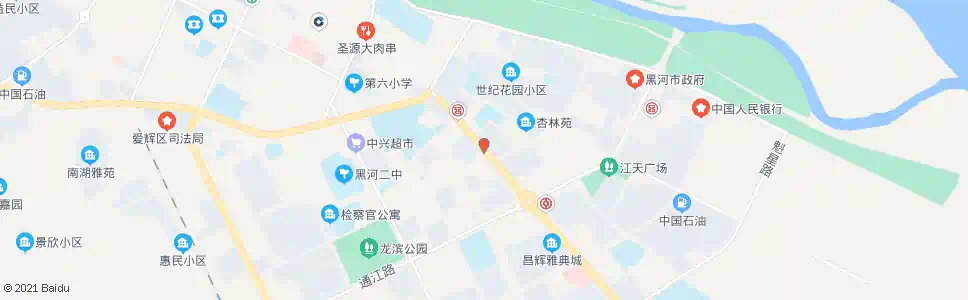 黑河中龙(东行)_公交站地图_黑河公交_妙搜公交查询2025