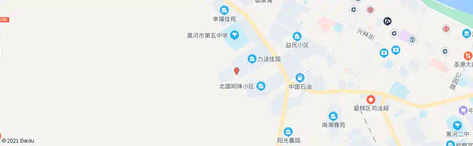 黑河五中新区_公交站地图_黑河公交_妙搜公交查询2025