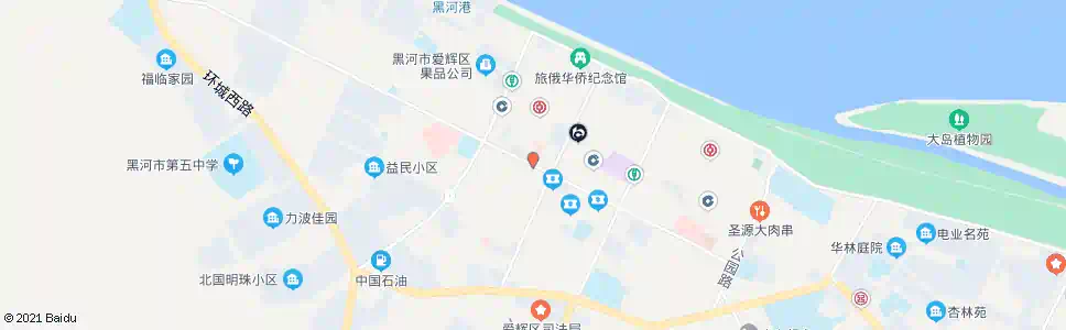 黑河中国银行_公交站地图_黑河公交_妙搜公交查询2025