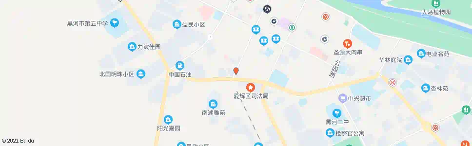 黑河环城加油站_公交站地图_黑河公交_妙搜公交查询2025