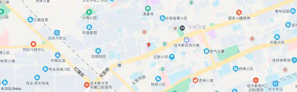 佳木斯商业城_公交站地图_佳木斯公交_妙搜公交查询2025