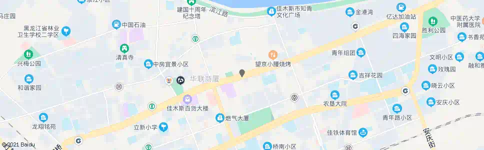 佳木斯中心广场_公交站地图_佳木斯公交_妙搜公交查询2025