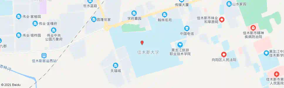佳木斯佳木斯大学_公交站地图_佳木斯公交_妙搜公交查询2025