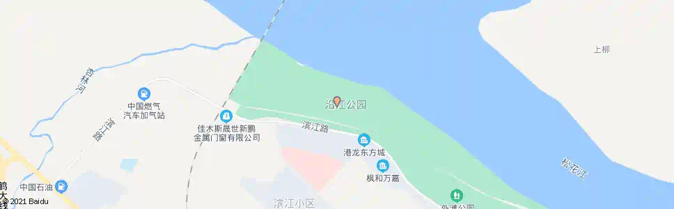 佳木斯沿江公园_公交站地图_佳木斯公交_妙搜公交查询2025