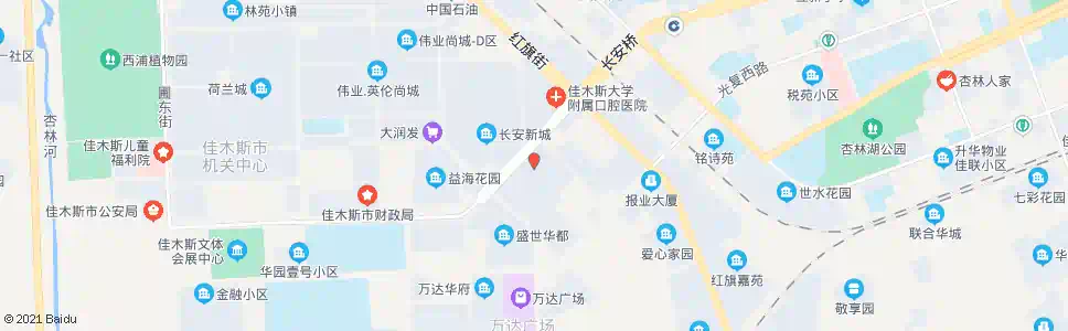 佳木斯长安社区_公交站地图_佳木斯公交_妙搜公交查询2025