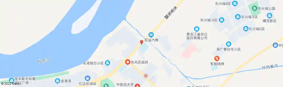 佳木斯发电厂_公交站地图_佳木斯公交_妙搜公交查询2025