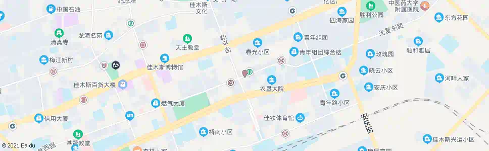 佳木斯和平路口_公交站地图_佳木斯公交_妙搜公交查询2025