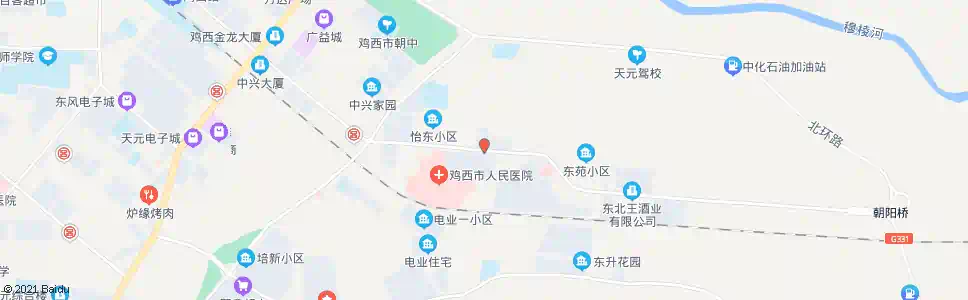 鸡西园丁小区_公交站地图_鸡西公交_妙搜公交查询2025