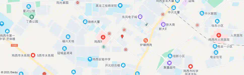 鸡西百花_公交站地图_鸡西公交_妙搜公交查询2025