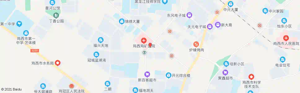 鸡西矿总院_公交站地图_鸡西公交_妙搜公交查询2025