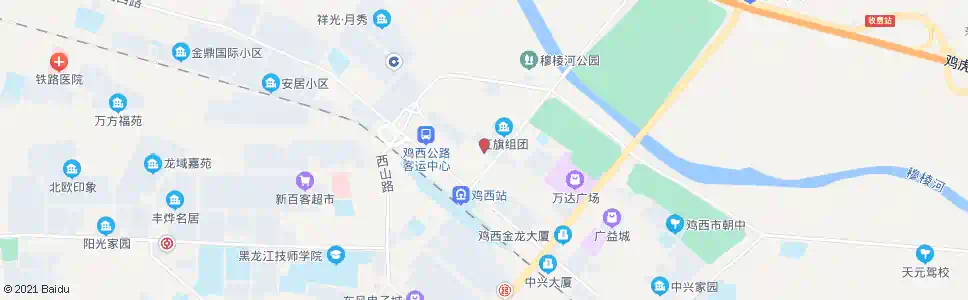 鸡西新华市场_公交站地图_鸡西公交_妙搜公交查询2025