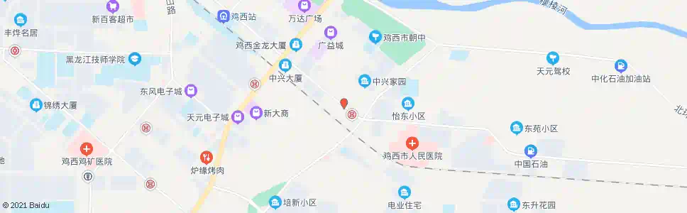 鸡西发电厂_公交站地图_鸡西公交_妙搜公交查询2025