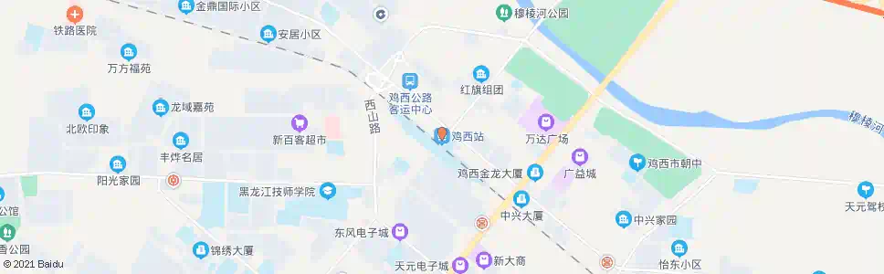 鸡西火车站(S206)_公交站地图_鸡西公交_妙搜公交查询2025