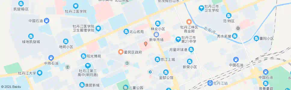 牡丹江第一人民医院_公交站地图_牡丹江公交_妙搜公交查询2025