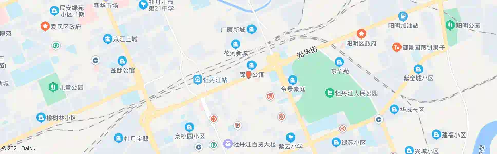 牡丹江东方宾馆_公交站地图_牡丹江公交_妙搜公交查询2025