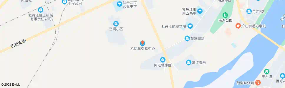 牡丹江机动车交易中心_公交站地图_牡丹江公交_妙搜公交查询2025