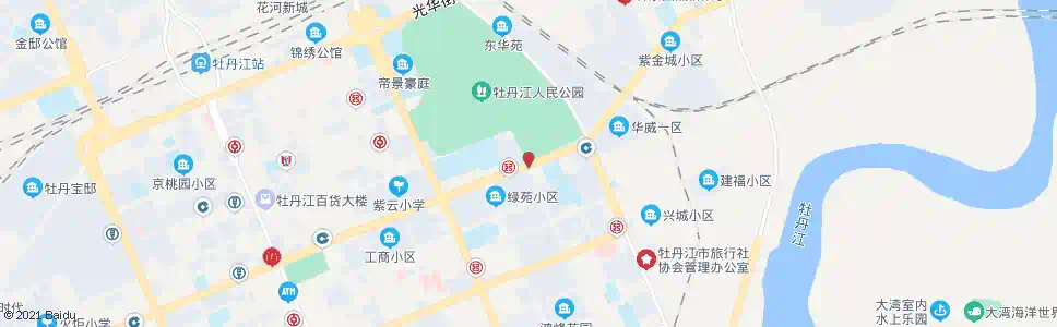 牡丹江平安街东六条路_公交站地图_牡丹江公交_妙搜公交查询2025