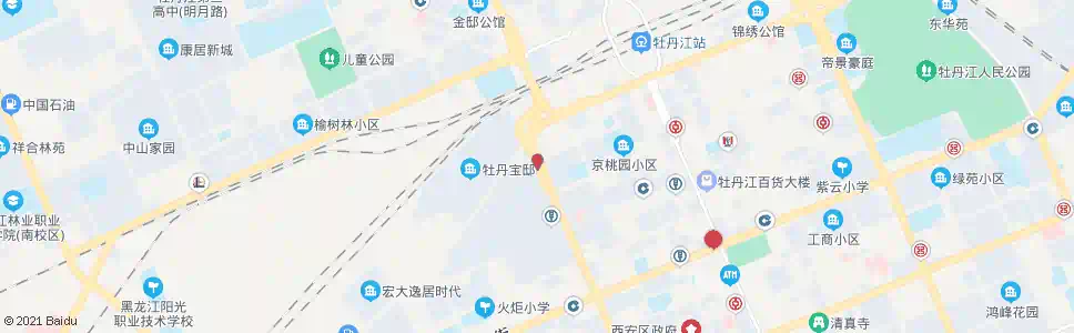 牡丹江西三宁北路口_公交站地图_牡丹江公交_妙搜公交查询2025