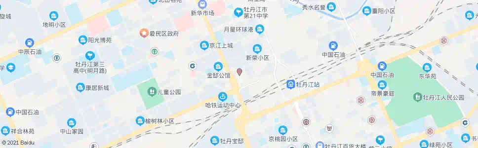 牡丹江崔凤岐美容美发学校_公交站地图_牡丹江公交_妙搜公交查询2025