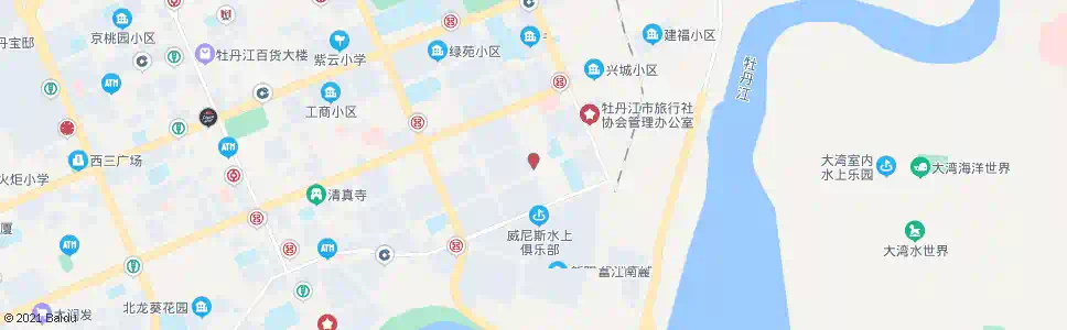 牡丹江东六清福街口_公交站地图_牡丹江公交_妙搜公交查询2025