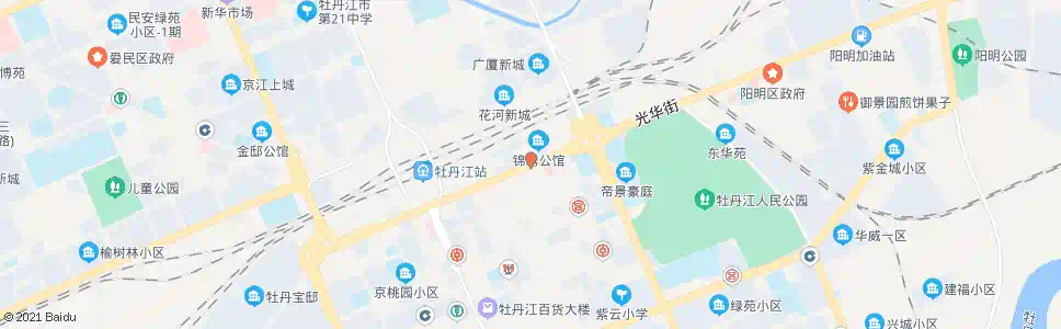 牡丹江二院骨科医院_公交站地图_牡丹江公交_妙搜公交查询2025