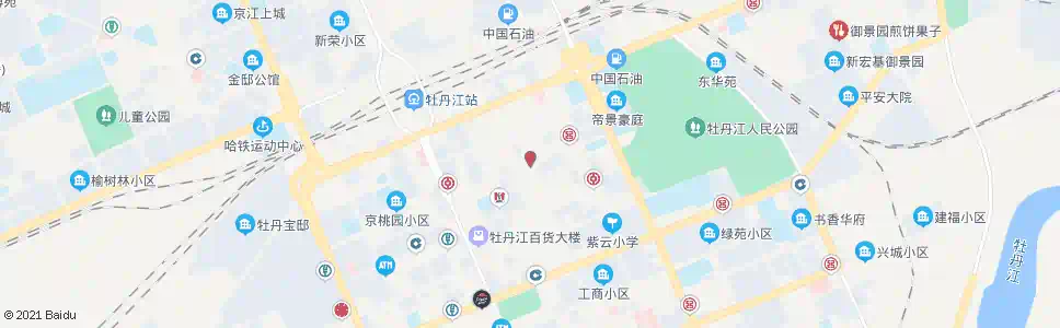 牡丹江东二景福街_公交站地图_牡丹江公交_妙搜公交查询2025