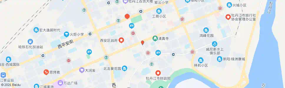 牡丹江联通大厦_公交站地图_牡丹江公交_妙搜公交查询2025