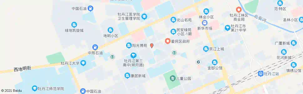 牡丹江物资交易中心_公交站地图_牡丹江公交_妙搜公交查询2025