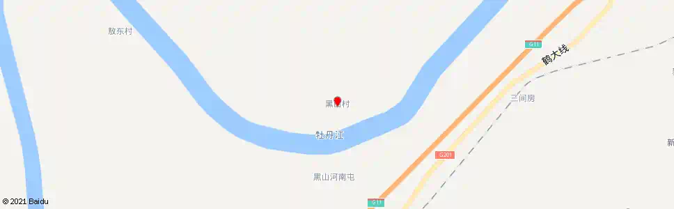 牡丹江黑山_公交站地图_牡丹江公交_妙搜公交查询2025