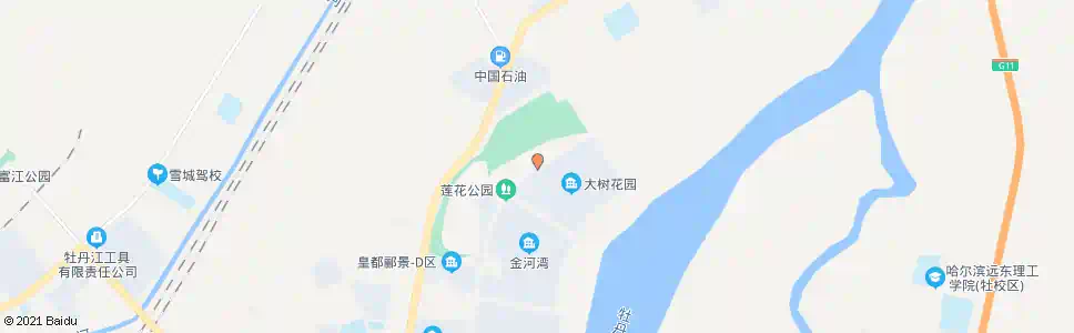 牡丹江大树花园小区_公交站地图_牡丹江公交_妙搜公交查询2025