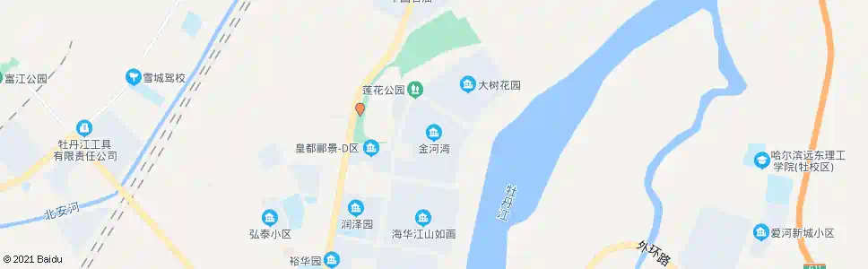 牡丹江金河湾小区_公交站地图_牡丹江公交_妙搜公交查询2025