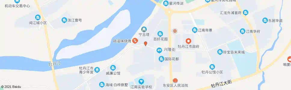 牡丹江望园小区_公交站地图_牡丹江公交_妙搜公交查询2025