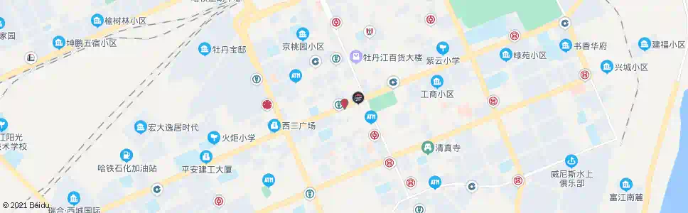 牡丹江文化广场西_公交站地图_牡丹江公交_妙搜公交查询2025