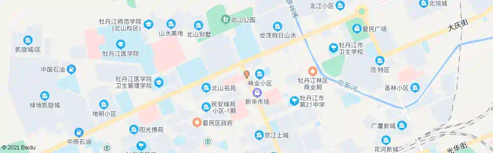 牡丹江林业医院_公交站地图_牡丹江公交_妙搜公交查询2025