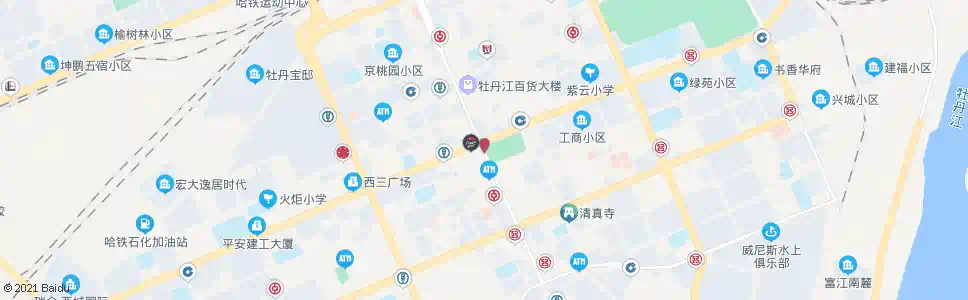 牡丹江文化广场_公交站地图_牡丹江公交_妙搜公交查询2025