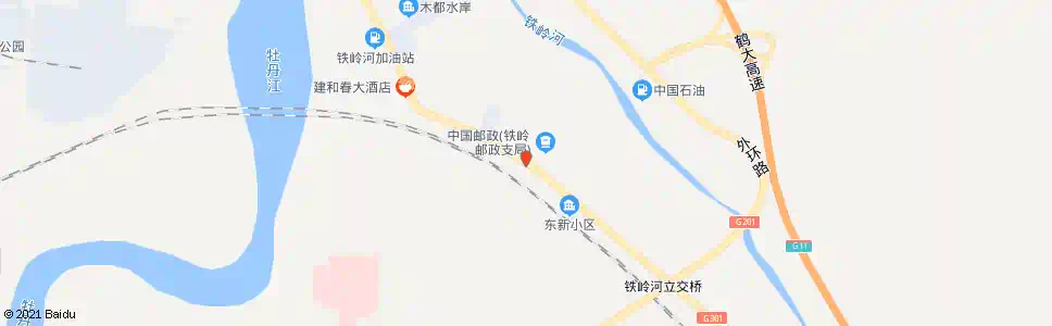 牡丹江铁岭邮局_公交站地图_牡丹江公交_妙搜公交查询2025