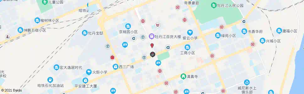 牡丹江波斯特购物中心_公交站地图_牡丹江公交_妙搜公交查询2025