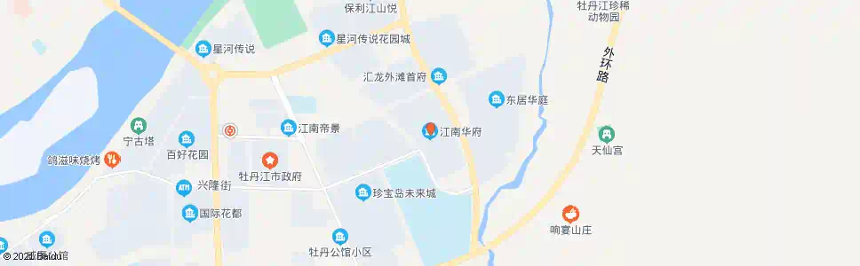 牡丹江市第一中学江南华府_公交站地图_牡丹江公交_妙搜公交查询2025
