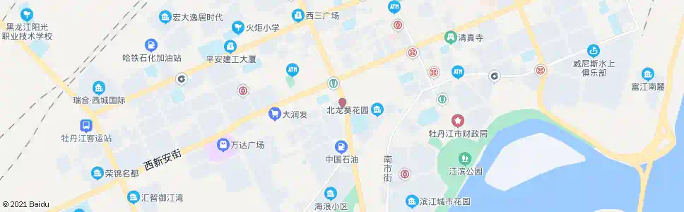 牡丹江新立街俄罗斯面粉店_公交站地图_牡丹江公交_妙搜公交查询2025