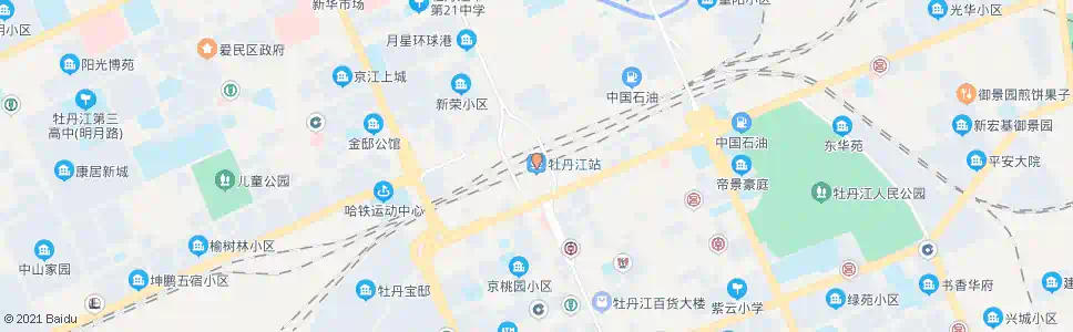 牡丹江地明桥_公交站地图_牡丹江公交_妙搜公交查询2025