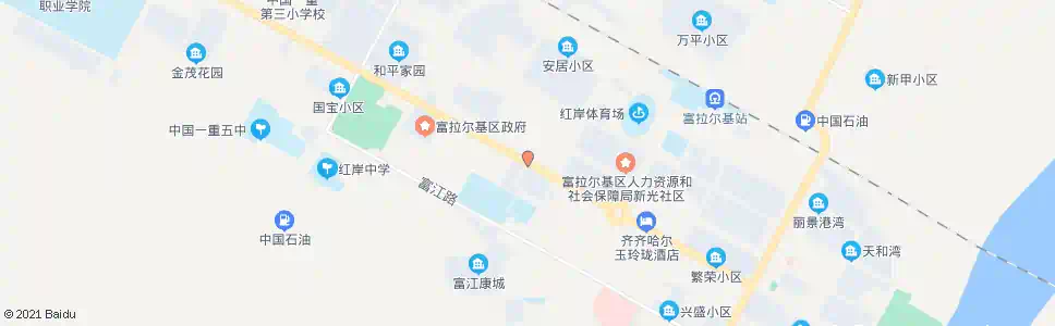齐齐哈尔富区纺织厂_公交站地图_齐齐哈尔公交_妙搜公交查询2025