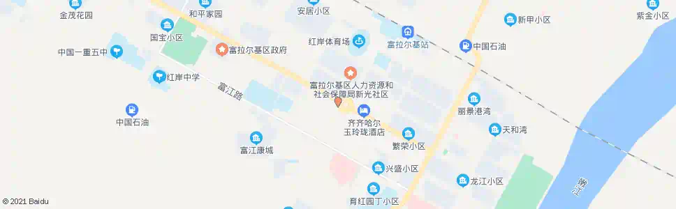 齐齐哈尔五百广场(富拉尔基)_公交站地图_齐齐哈尔公交_妙搜公交查询2025